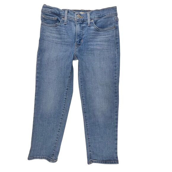 Levis 311 Shaping Skinny Capri 27 Comfort Stretch Flex Motion Light Denim Jeans - Picture 6 of 11